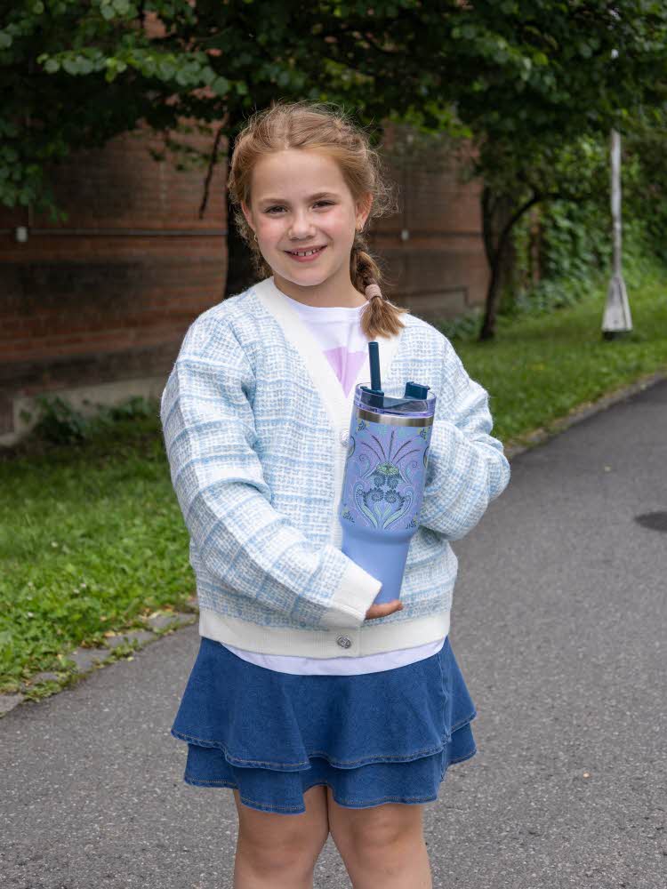 Bilde av barn i klær til skolestart