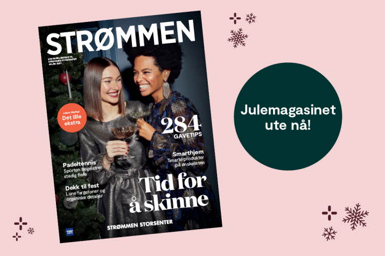 Bilde av et magasin med tekst