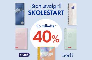 Norli Spiralhefter -40%