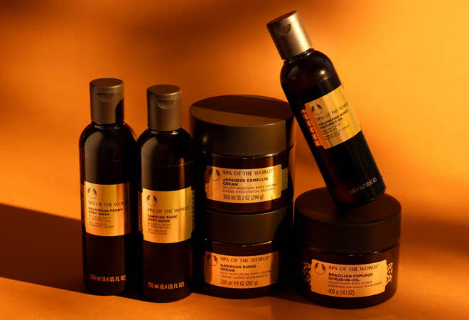 Hele Spa of the World kolleksjonen til The Body Shop.