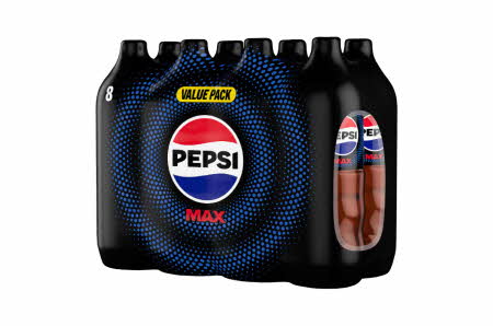 En 8-pakk med Pepsi Max