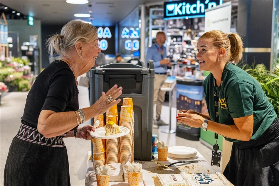 Senterleder Christina Omland på AMFI Vågsbygd under Vågsbygddagne
