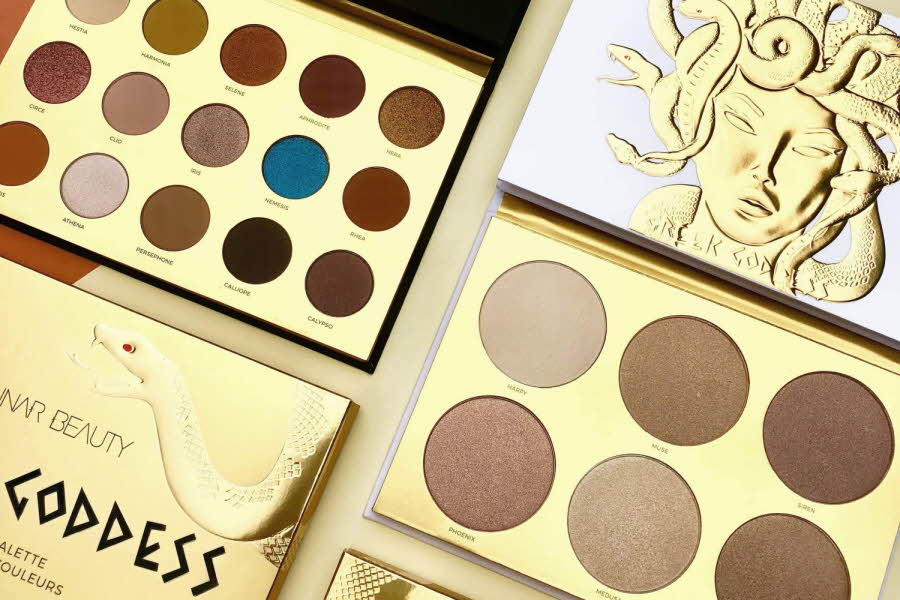 sminkepalletter fra Lunar Beauty og Ofra Cosmetics
