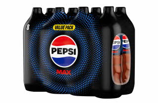 En 8-pakk med Pepsi Max 1,5L.
