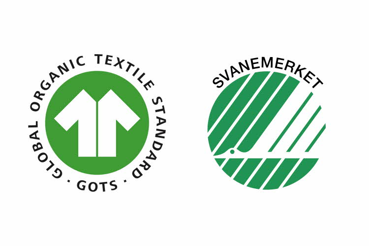 logo GOTS og Svanemerket