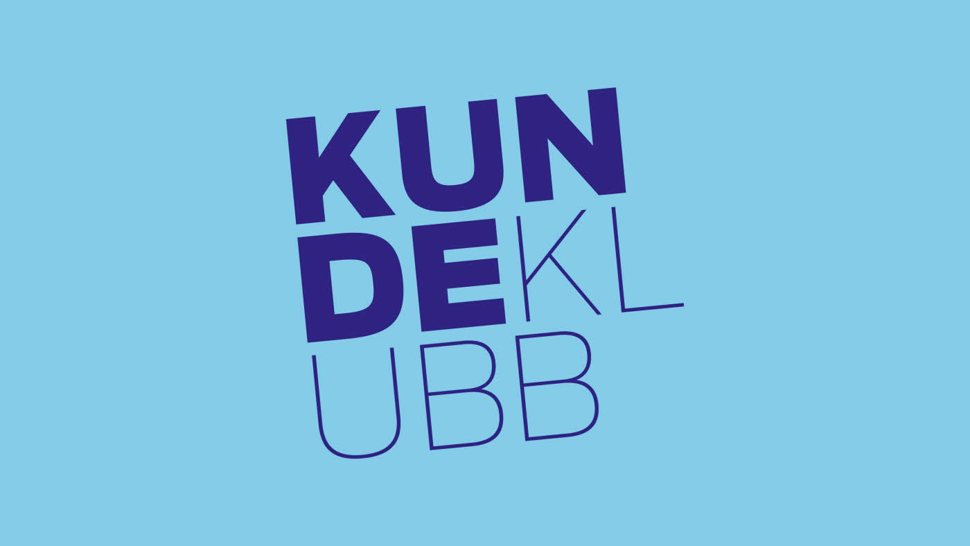 Blå bakgrunn med logoen til Sørlandssenteret kundeklubb