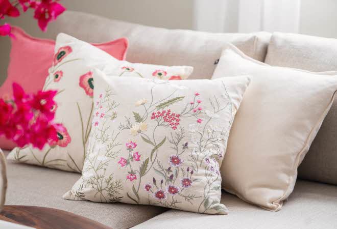 flere puter i sofa