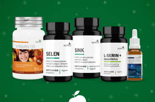 Fem kosttilskuddsprodukter fra Sunkost.