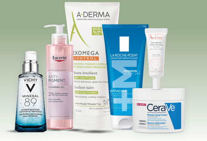 En rekke hudpleie fra Vitusapotek