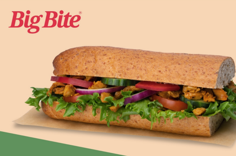 Big Bite Green Fajitas sub