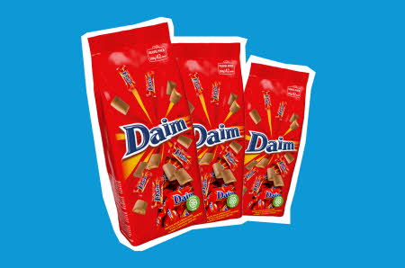 Tre poser Daim minis