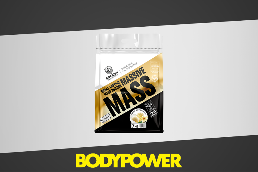 En pose Gainer Massive Mass fra Swedish Supplements