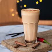 Et glass med chili latte
