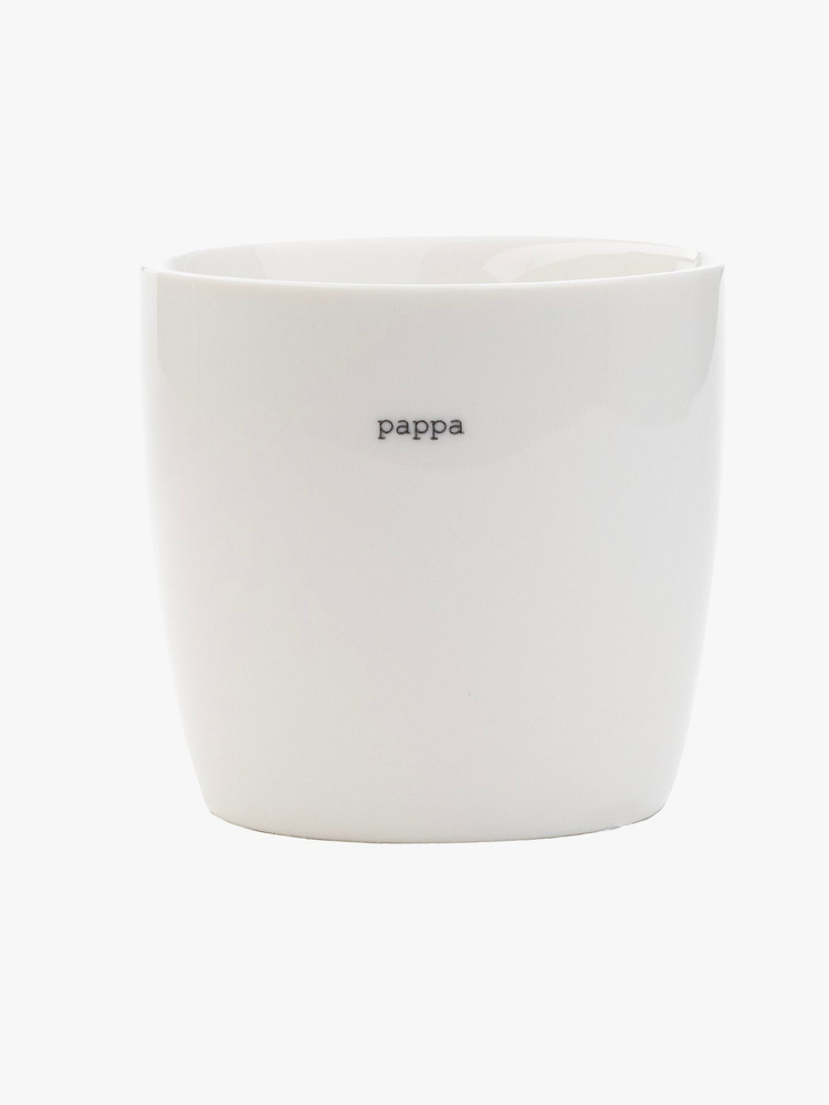 Kopp med teksten "Pappa"