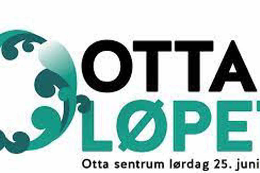 Logo for ottaløpet, sentrumsløp Otta, byen ved Rondane, gudbrandsdalen