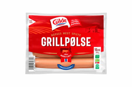 Gilde grillpølser 600g