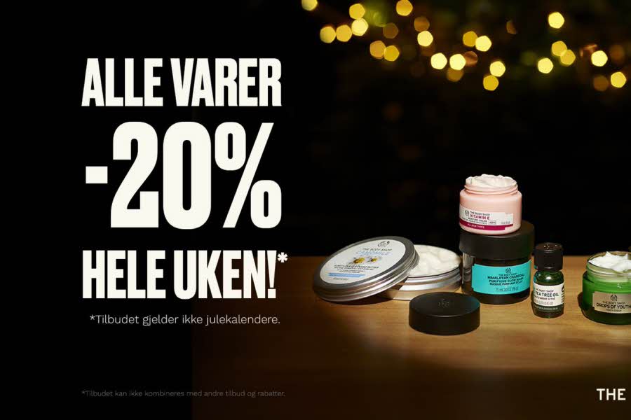 produkter fra The Body Shop