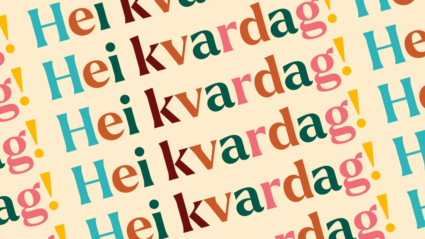 Hei kvardag, grafisk bilde