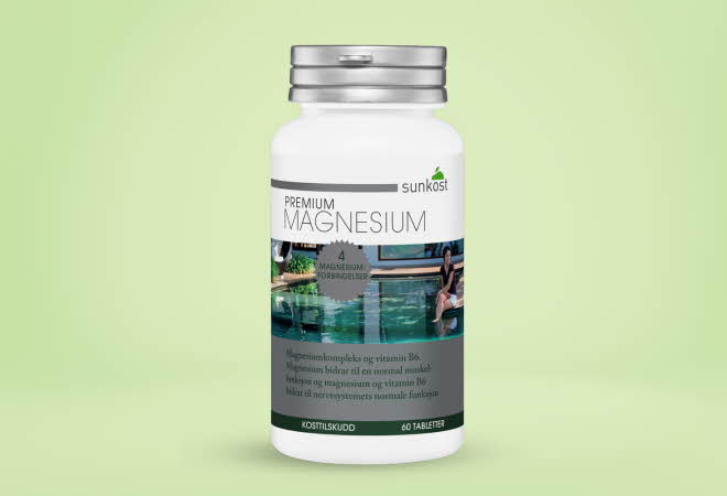 Magnesium fra sunkost tabletter 60stk