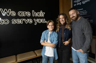 bilde av en familje på cutters