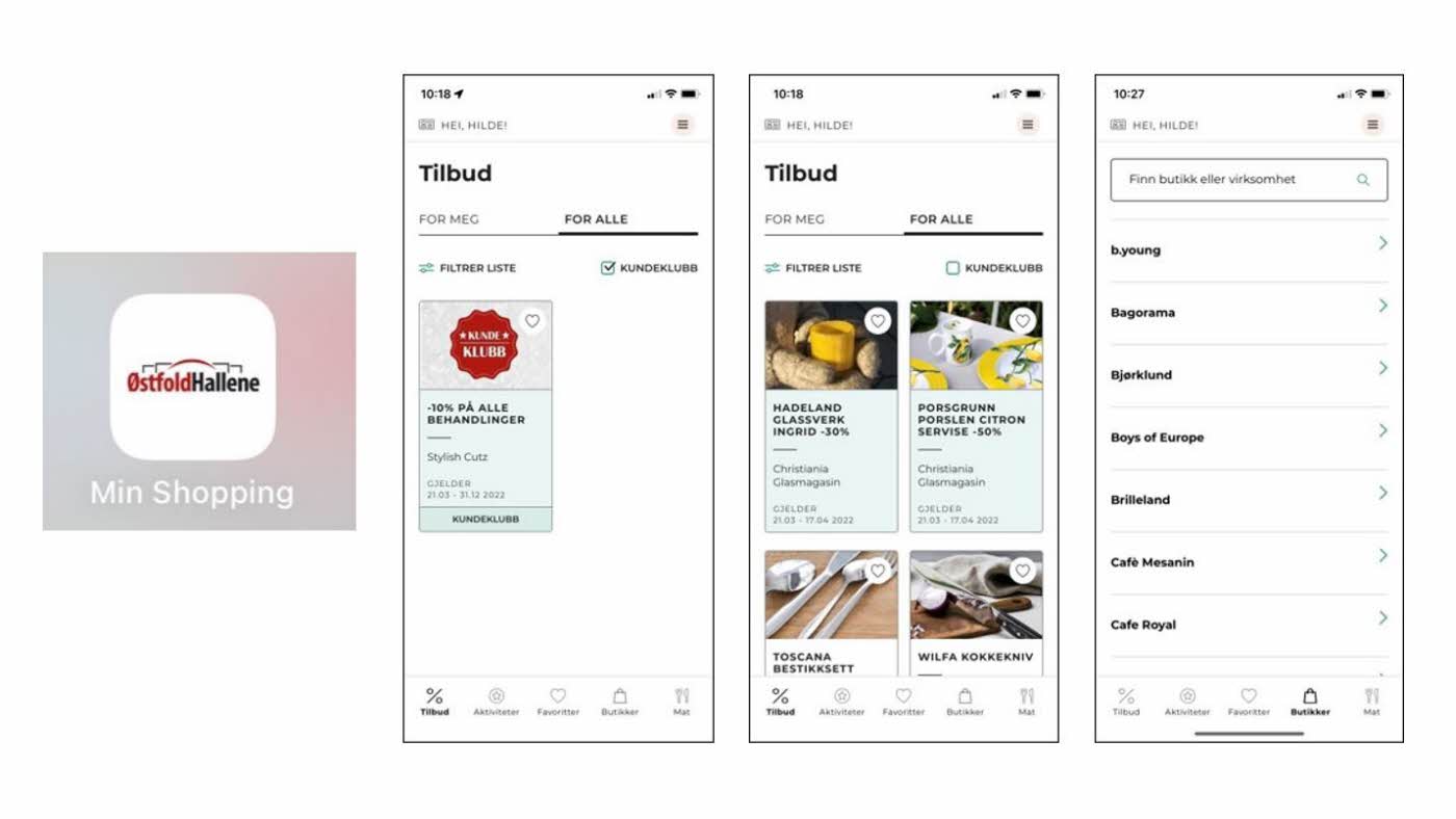 bilder av shoppingapp