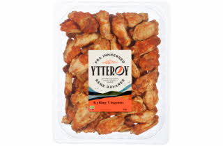 En pakning Ytterøy kyllingvingemiks.