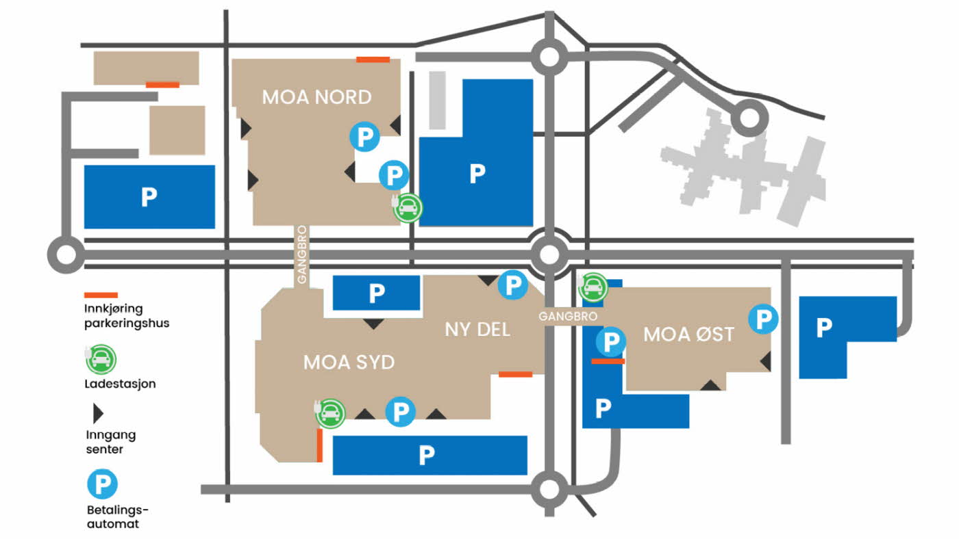 Kart over Moa-området