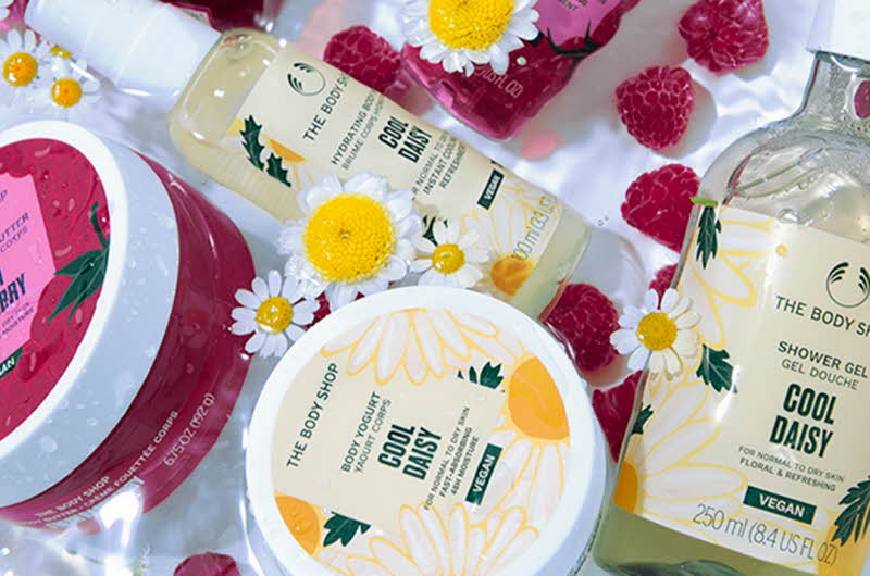 Sommerens Limited Edition fra The Body Shop: Fresh Raspberry og Cool Daisy