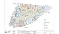 Plantegning av 1. etasje i Vika Atrium