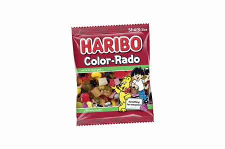En pakke Haribo Color-Rado 375 g