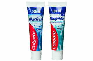 To varianter av Colgate tannkrem