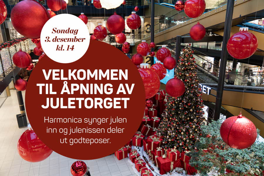 Åpning av juletorget
