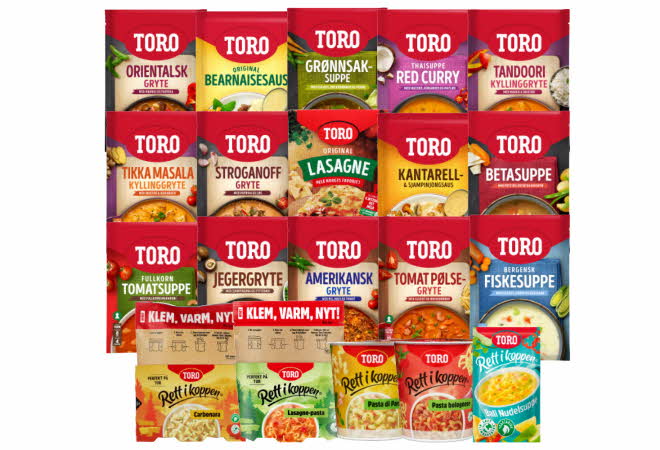 Stort utvalg Toro poser.