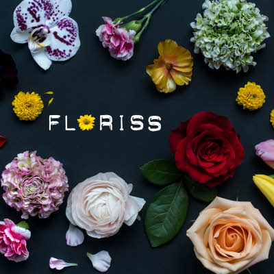 Logo og blomster