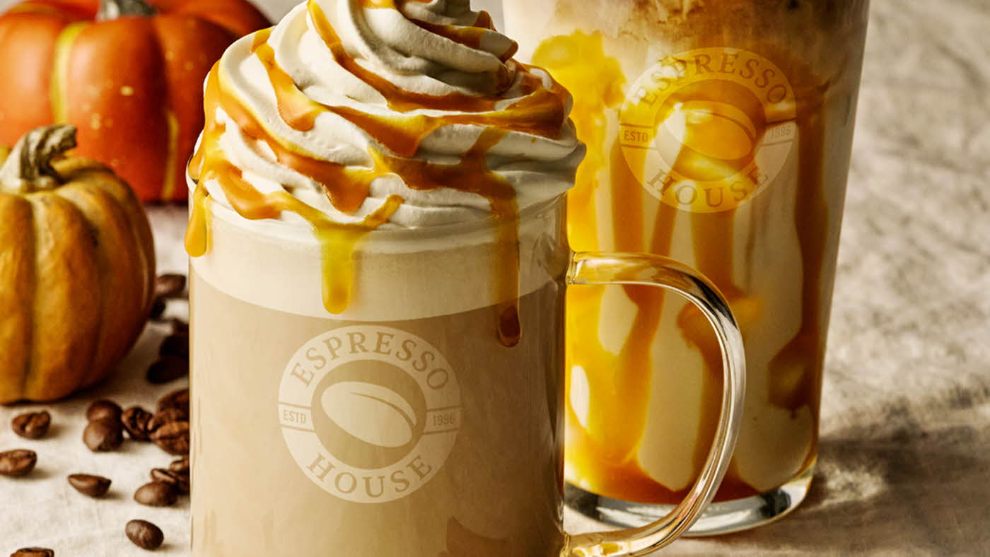 Pumpkin Spice Latte hos espresso House