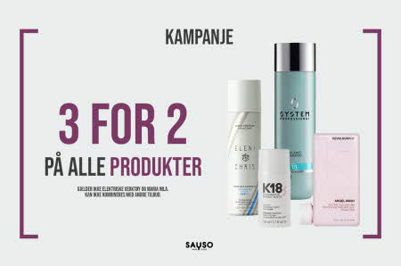 Utvalgte produkter fra Nikita med tekst "3 for 2 på alle produkter"