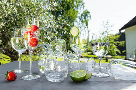 Luigi Bormioli Palace glass i forskjellige varianter