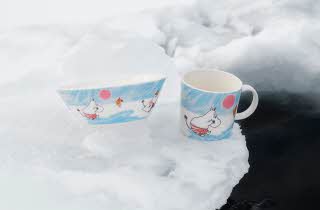 Moomin arabia kopp og skål
