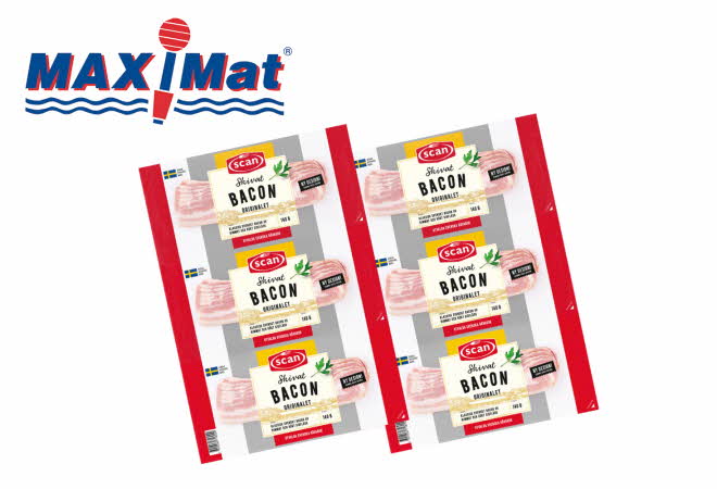 2 paket 3-pack bacon
