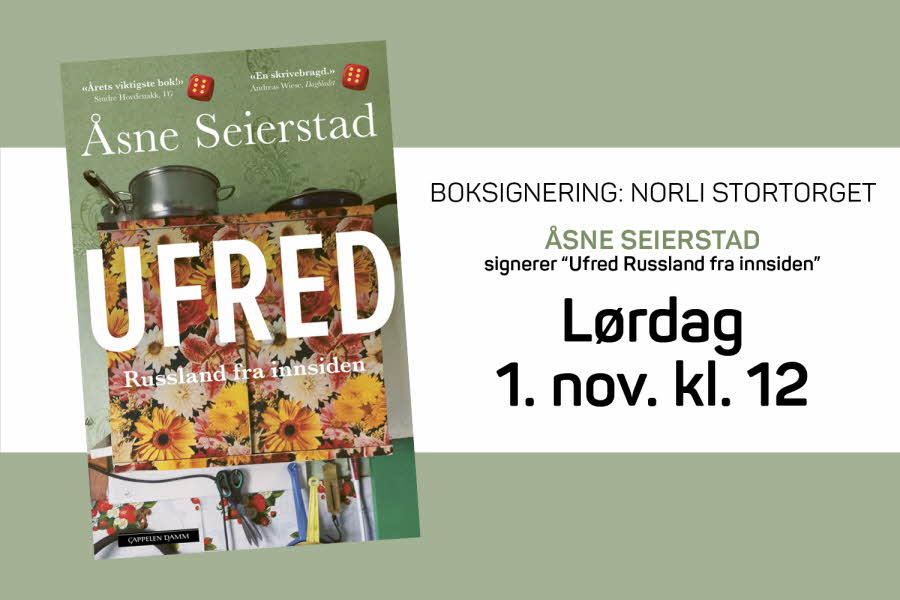 Boksignering Norli Åsne Seierstad