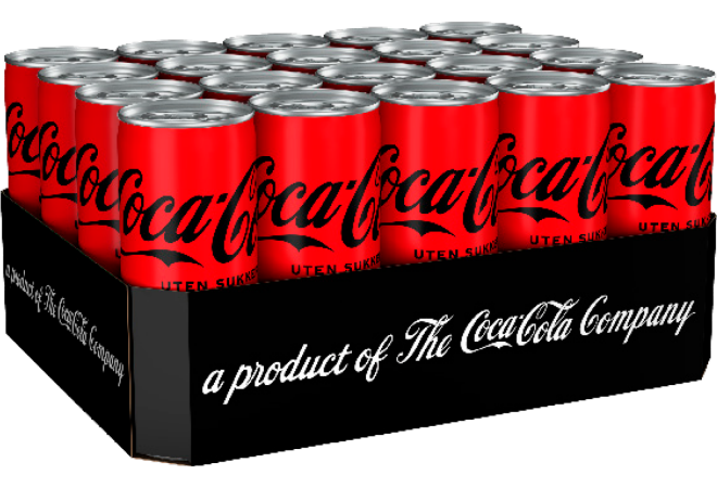 bilde av 24pk coca cola zero