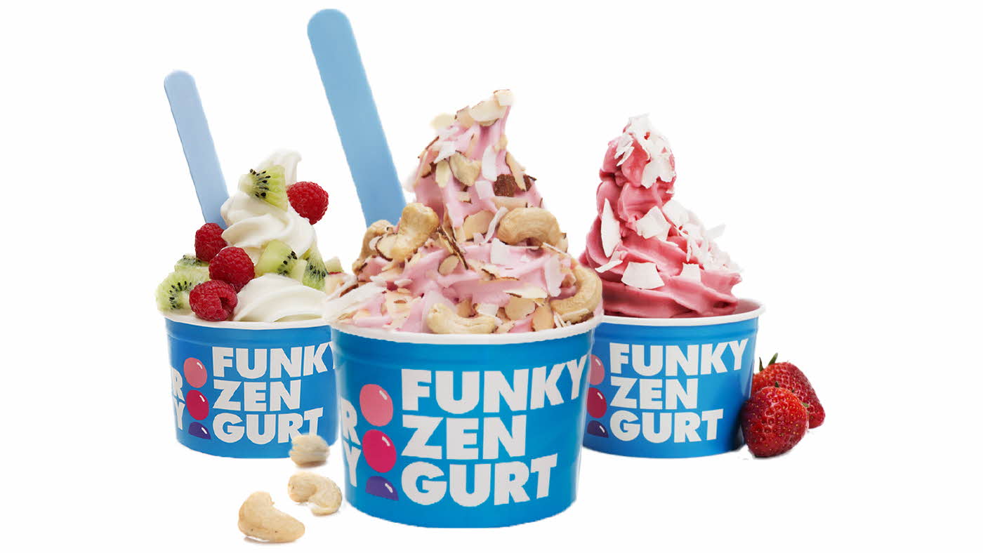 Yoghurt hos Funky Frozen Yoghurt