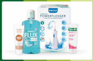 diverse munnpleie produkter