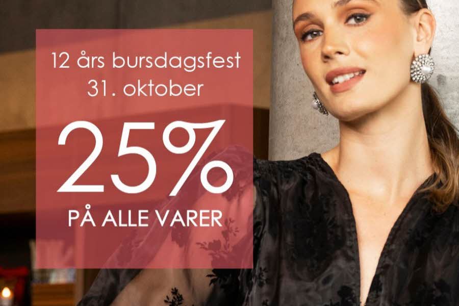 Olivias verden bursdagsfest 12 år 25 % hele butikken