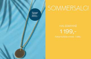 Gullsmykke med medaljong