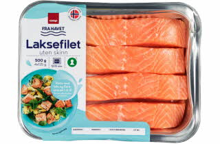 bilde på coops sin laksfilet