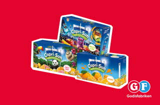 3 bokser med Capri-Sun