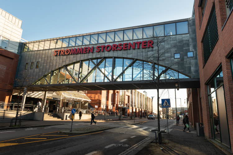 fasadebilde av Strømmen Storsenter