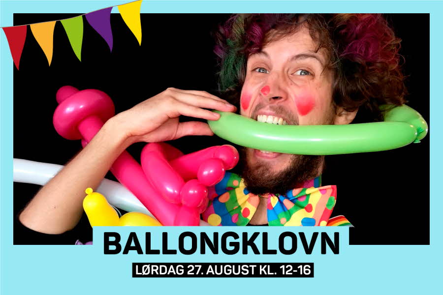 Vennebyen, ansiktsmaling og ballongklovner på Sandvika Byfest