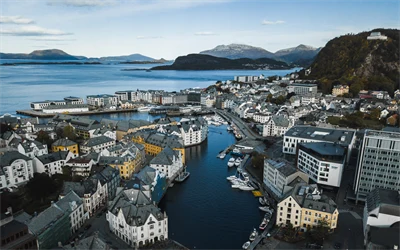 Utsikt over Ålesund 
